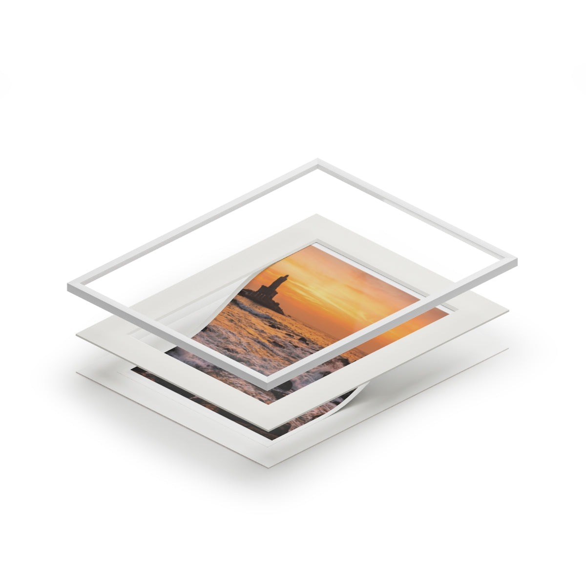 Fine Art Print - Golden Coast Dawn — Portrait