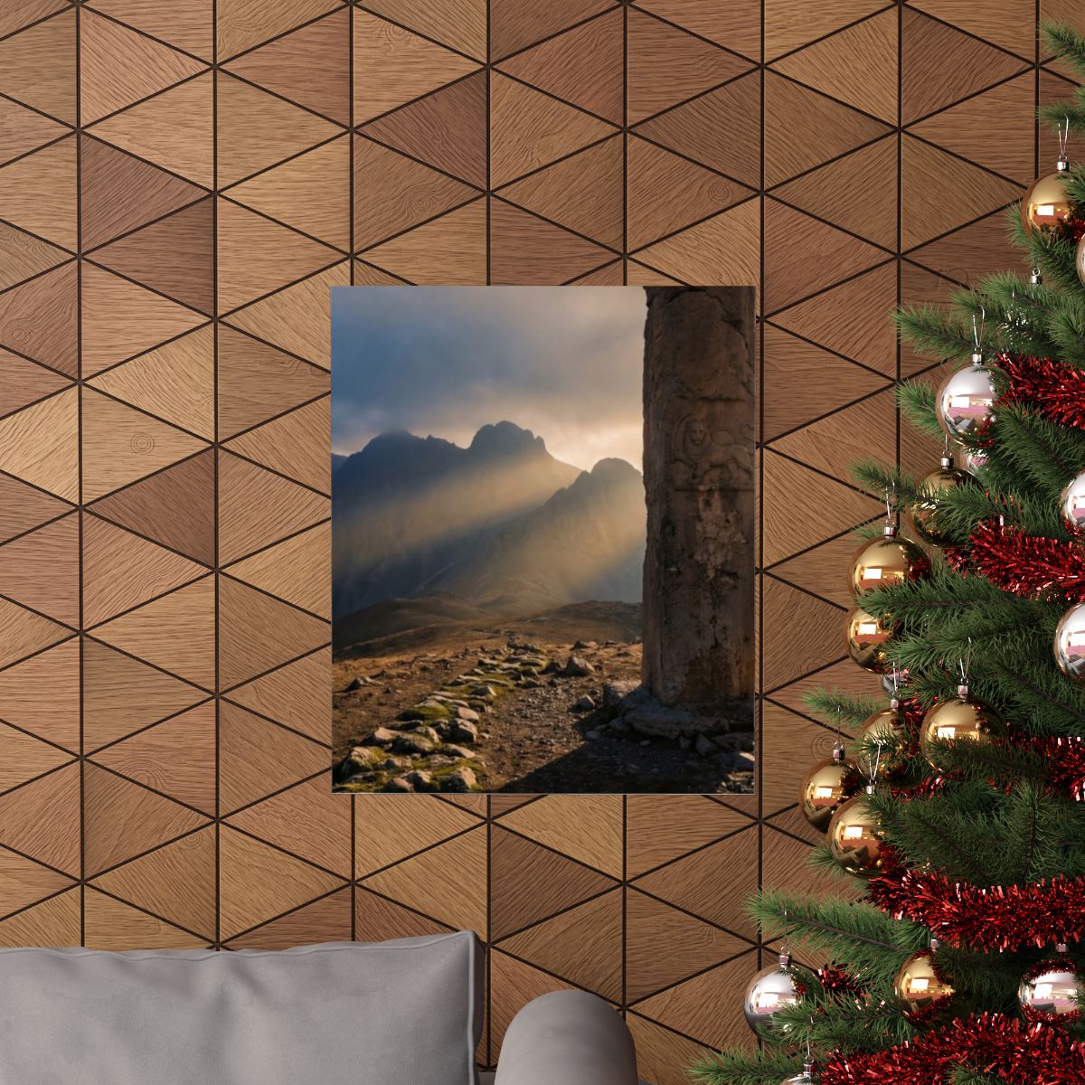 Matte Vertical Posters - Mystic Monolith Ancient Persian......