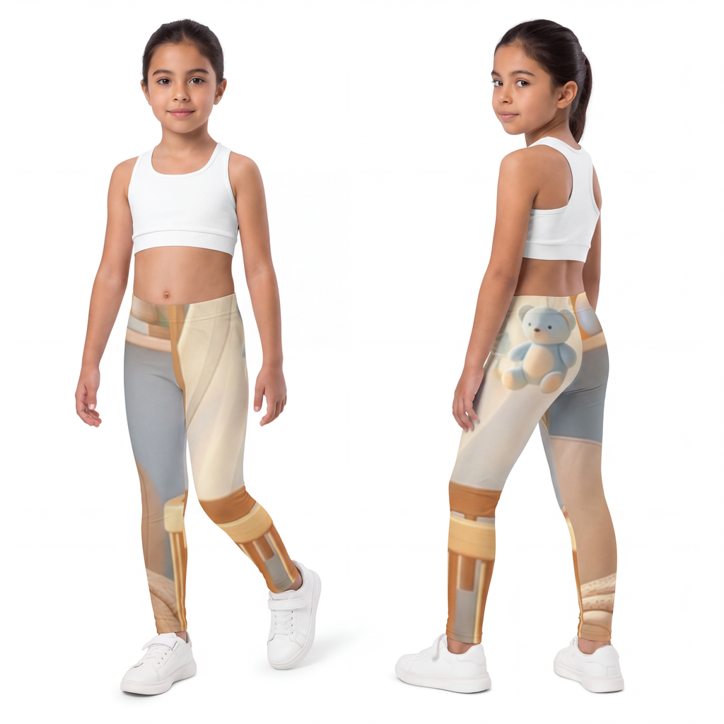 Kids Leggings - Dreamy Serene Nursery Art | Echovira Gallery