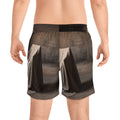 Men's Mid-Length Swim Shorts - Draped Silence Still Life Art...