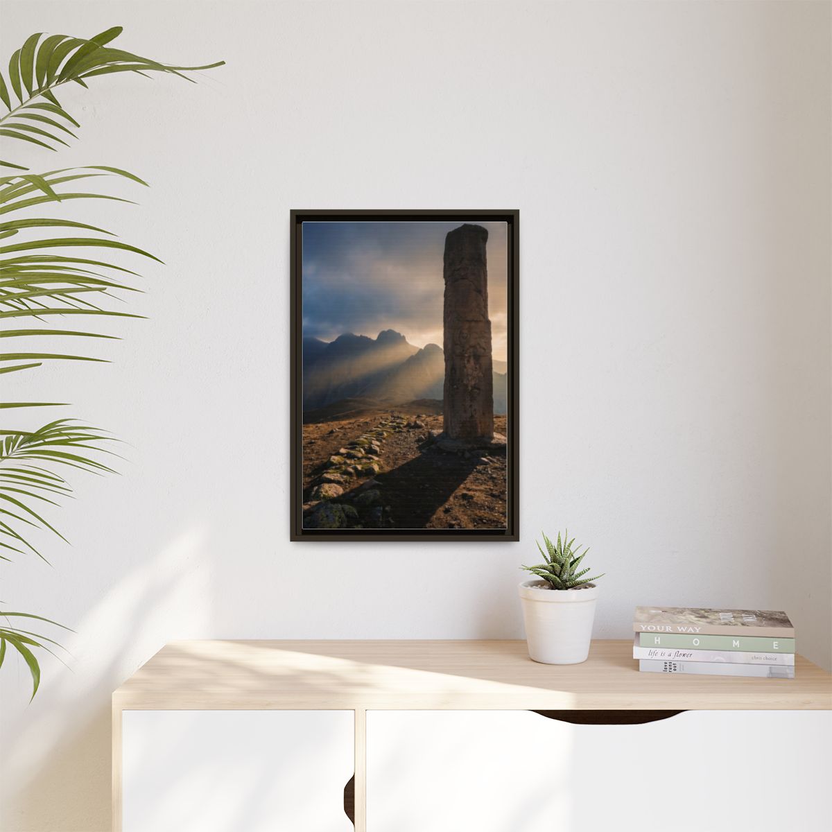 Matte Canvas, Framed - Mystic Monolith Ancient Persian... |...