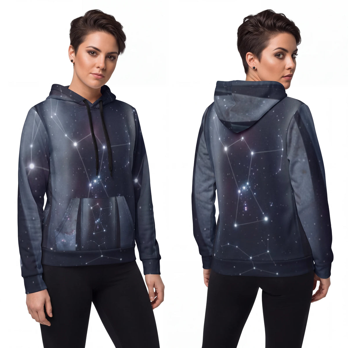 Women's Athletic Hoodie Orion Voyager Art