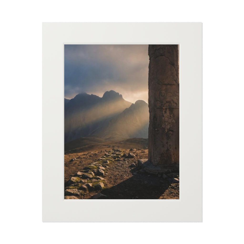 Fine Art Prints - Mystic Monolith Ancient Persian Mountain...