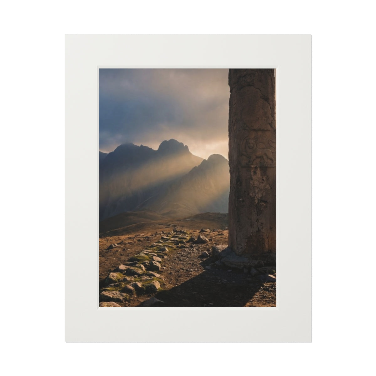 Fine Art Prints - Mystic Monolith Ancient Persian Mountain...