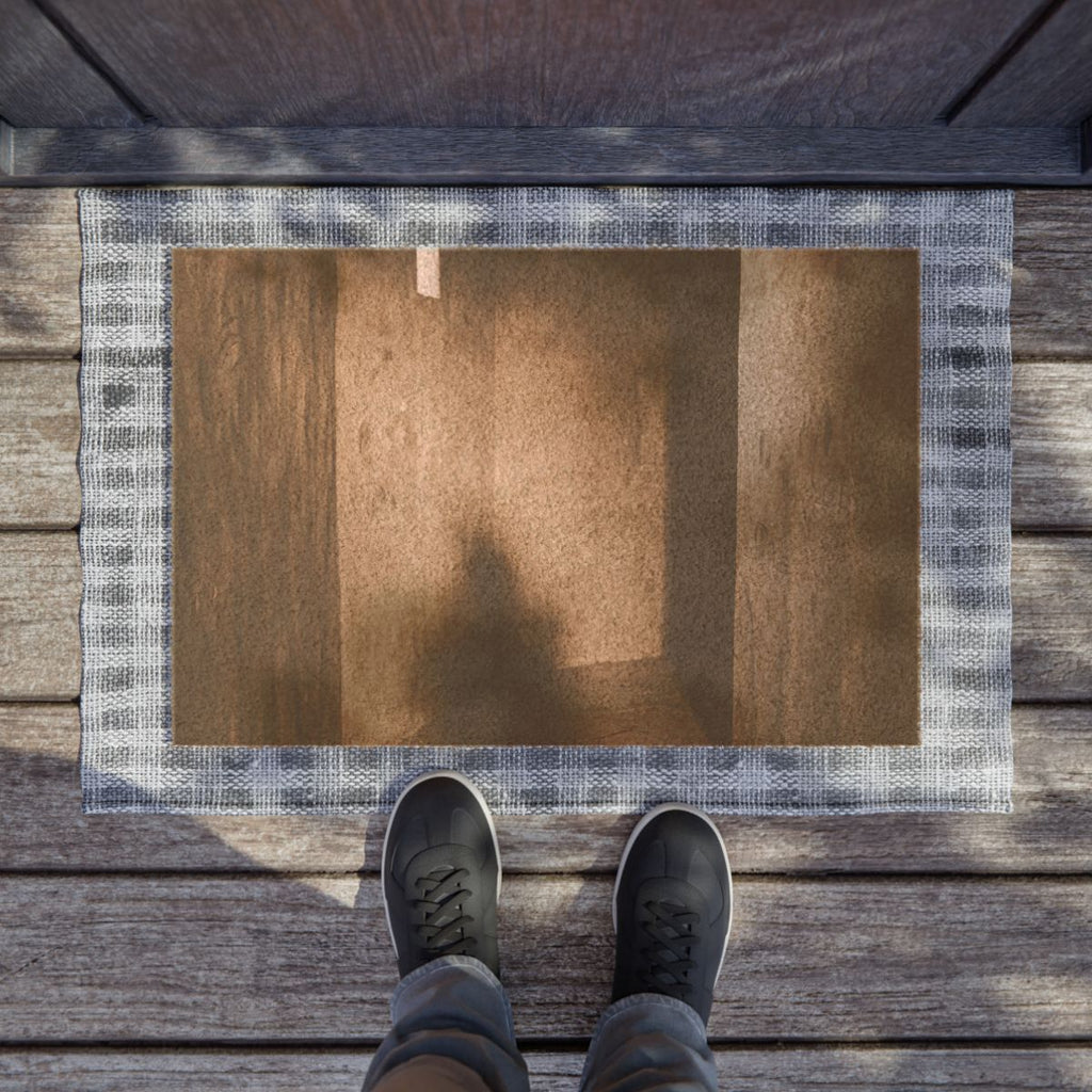 Doormat - Shadows of the Citadel moody architectural print |...