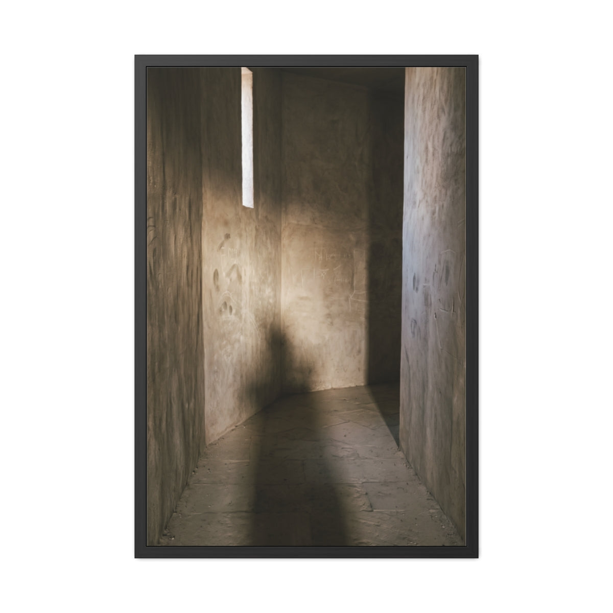 Framed Posters - Shadows of the Citadel moody architectural...