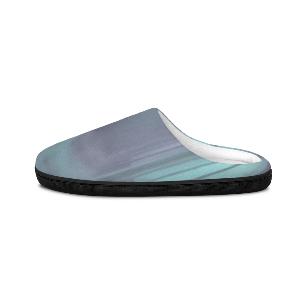 Men's Indoor Slippers - Liminal Corridor Fog Art Print |...