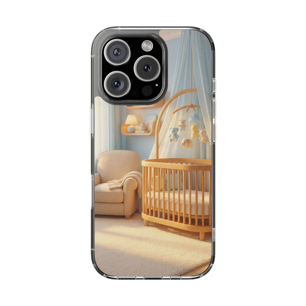 Clear Impact-Resistant Cases - Soft Blue Clear Phone Case...