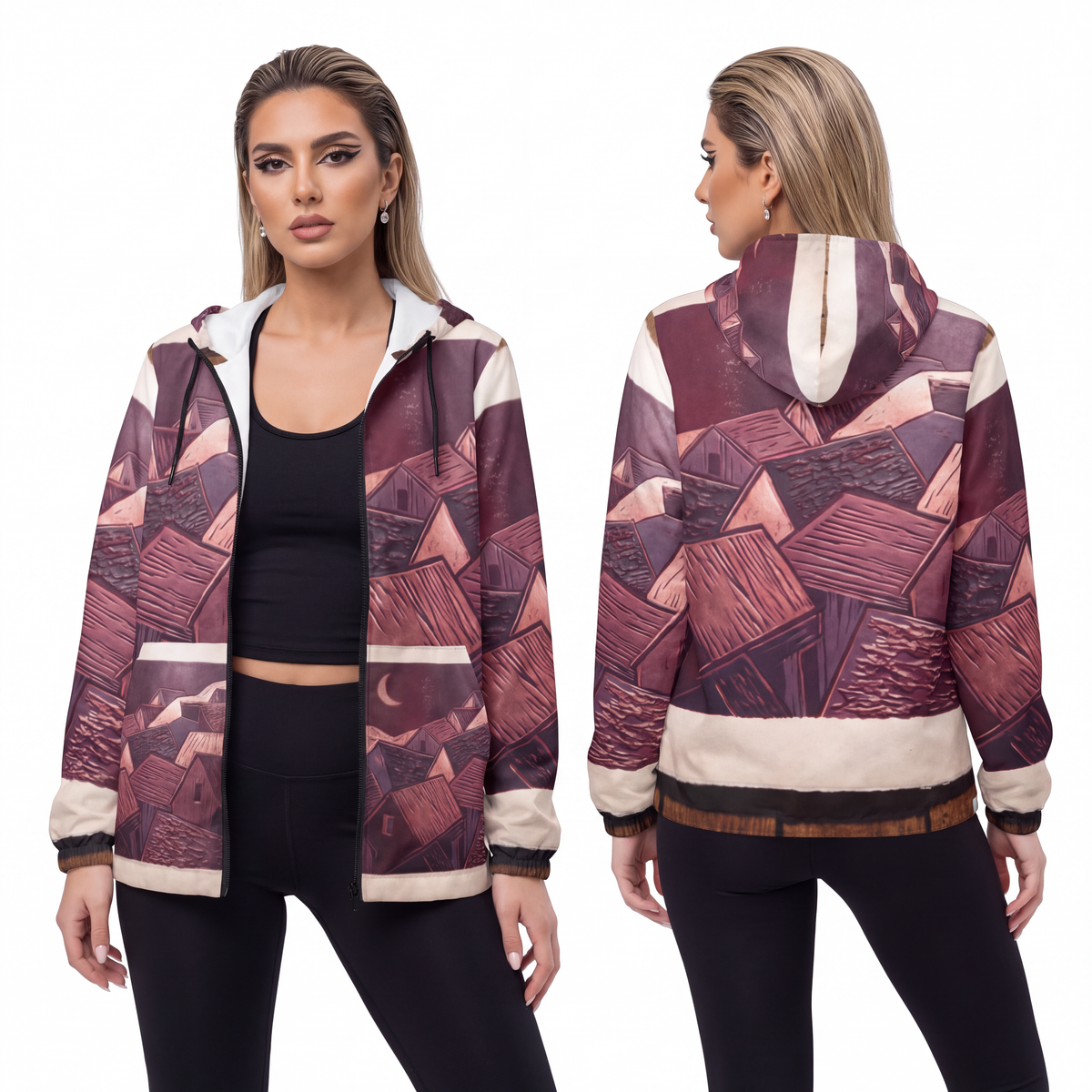 Unisex Windbreaker Jacket - Gravity Toward the High Ground...