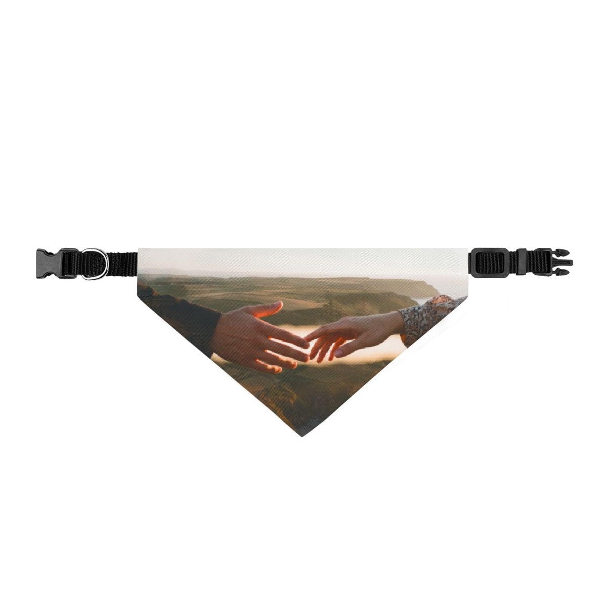 Clip-on Pet Bandana - The Infinite Touch | Ethereal Coastal...