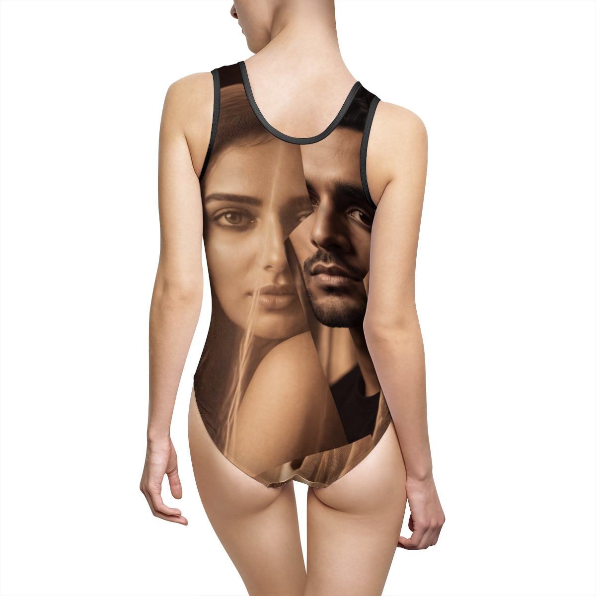 Women's Classic One-Piece Swimsuit - Veiled Reverie |...
