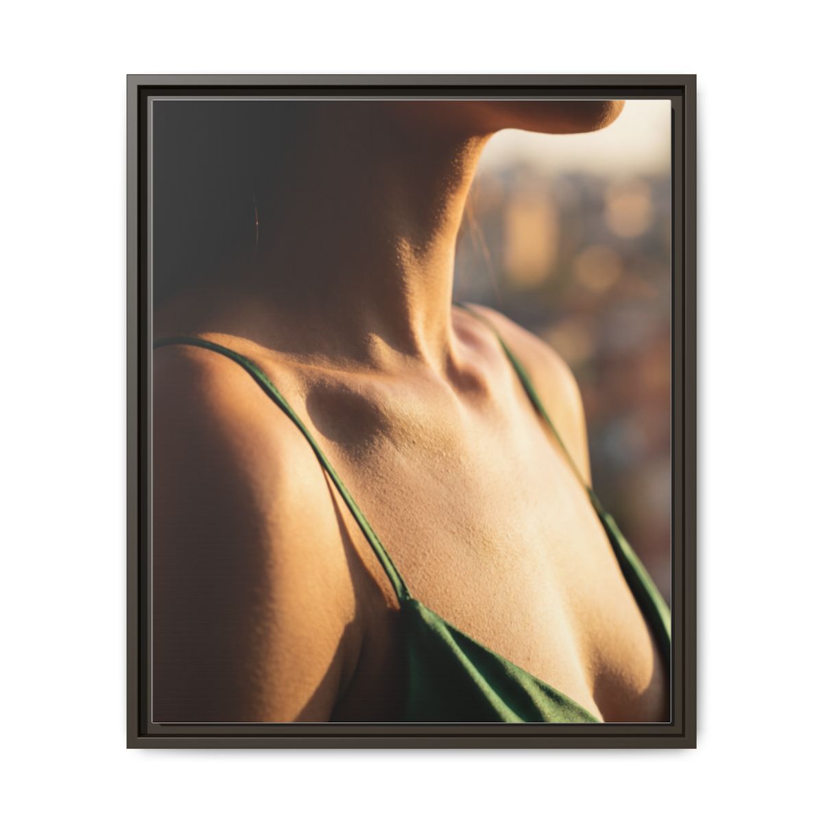 Framed Matte Canvas - Sunlit Muse
