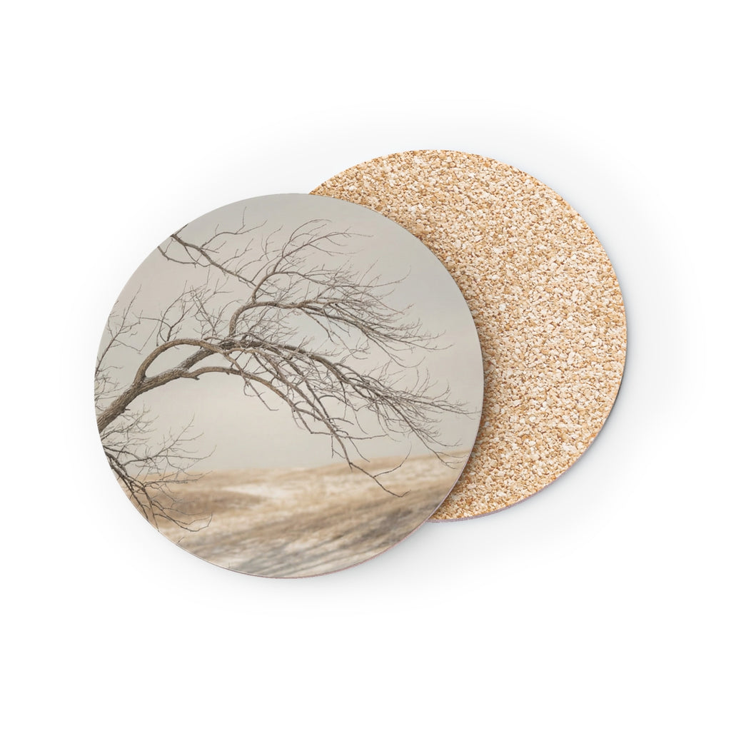 Drink Coasters - Winter Tree Aesthetic