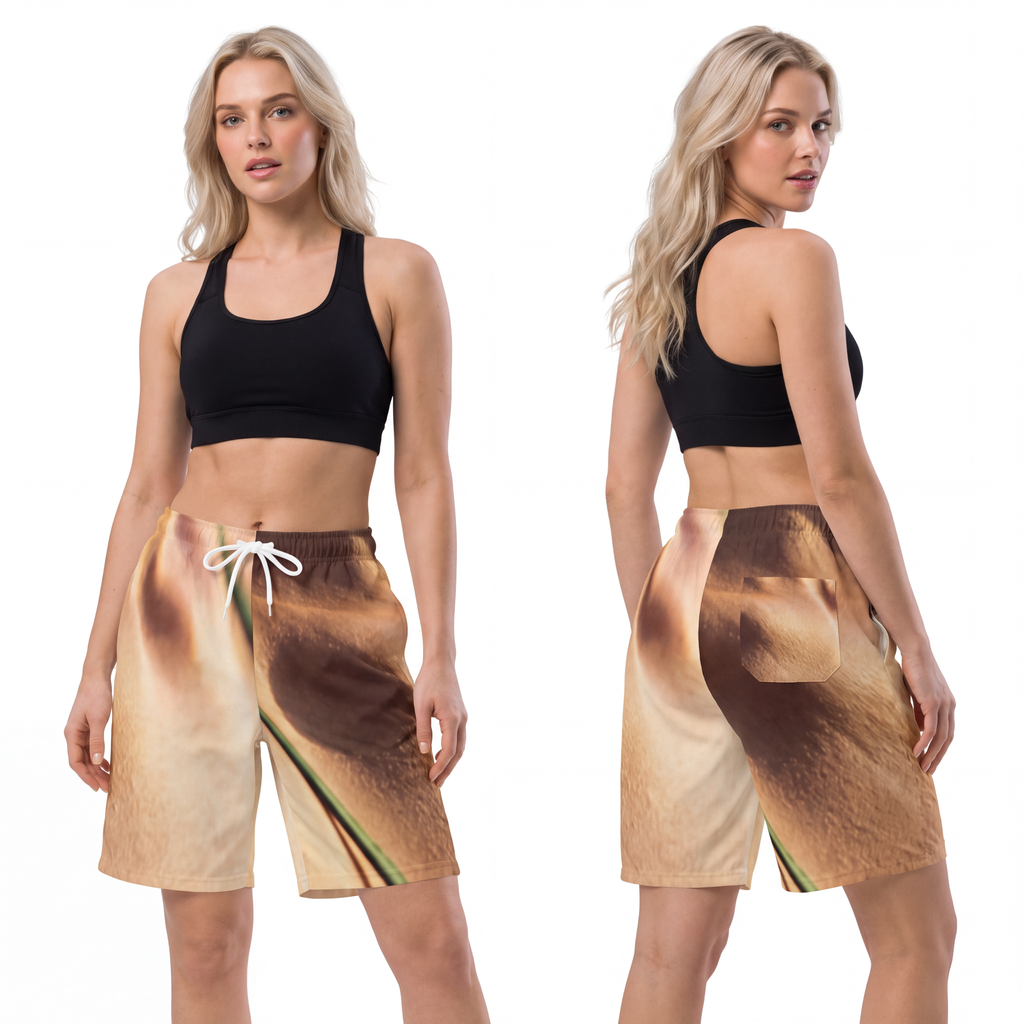 Golden Hour Long Shorts - Emerald Sunset active | Echovira...
