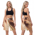 Golden Hour Long Shorts - Emerald Sunset active | Echovira...
