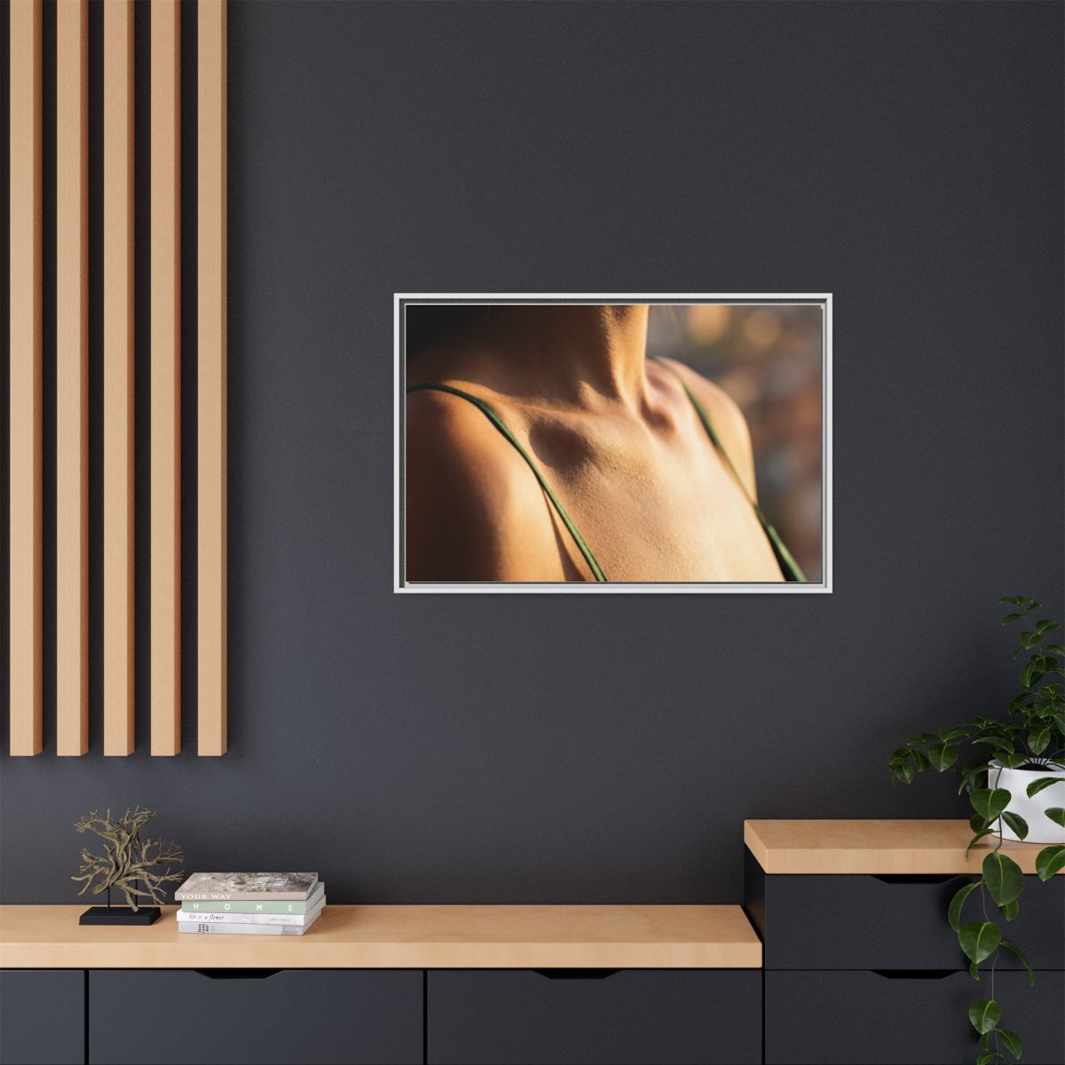 Framed Matte Canvas - Sunlit Muse