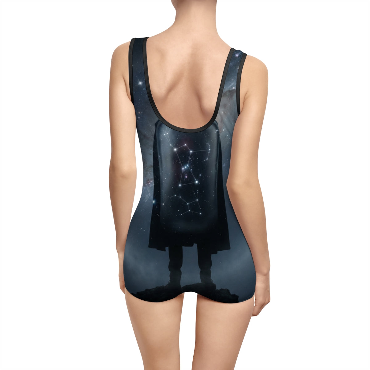 Vintage Swimsuit with Orion Constellation Art