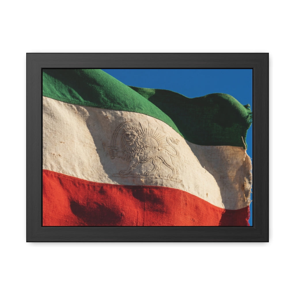 Framed Wall Art - Heritage Flag — Landscape