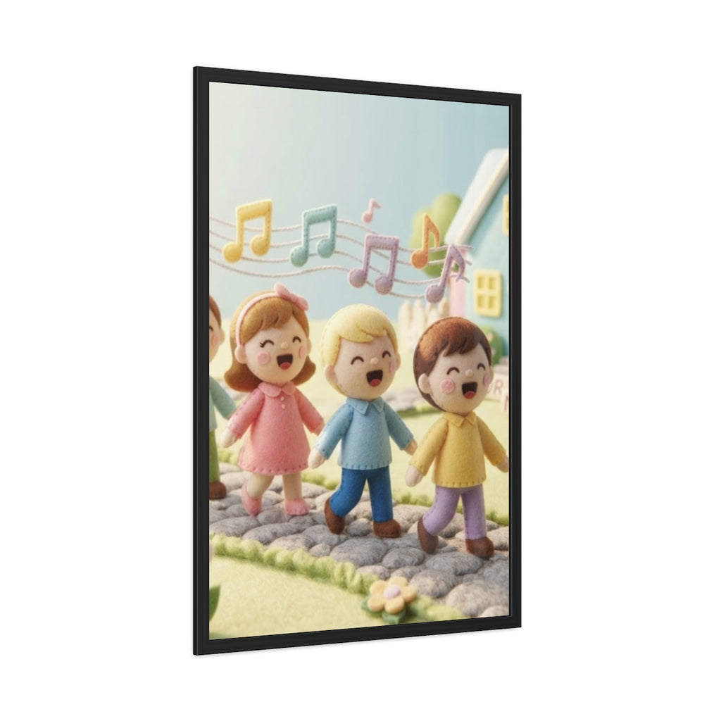 Framed Poster - Melody Lane Journey — Portrait (8×12, 9×11...