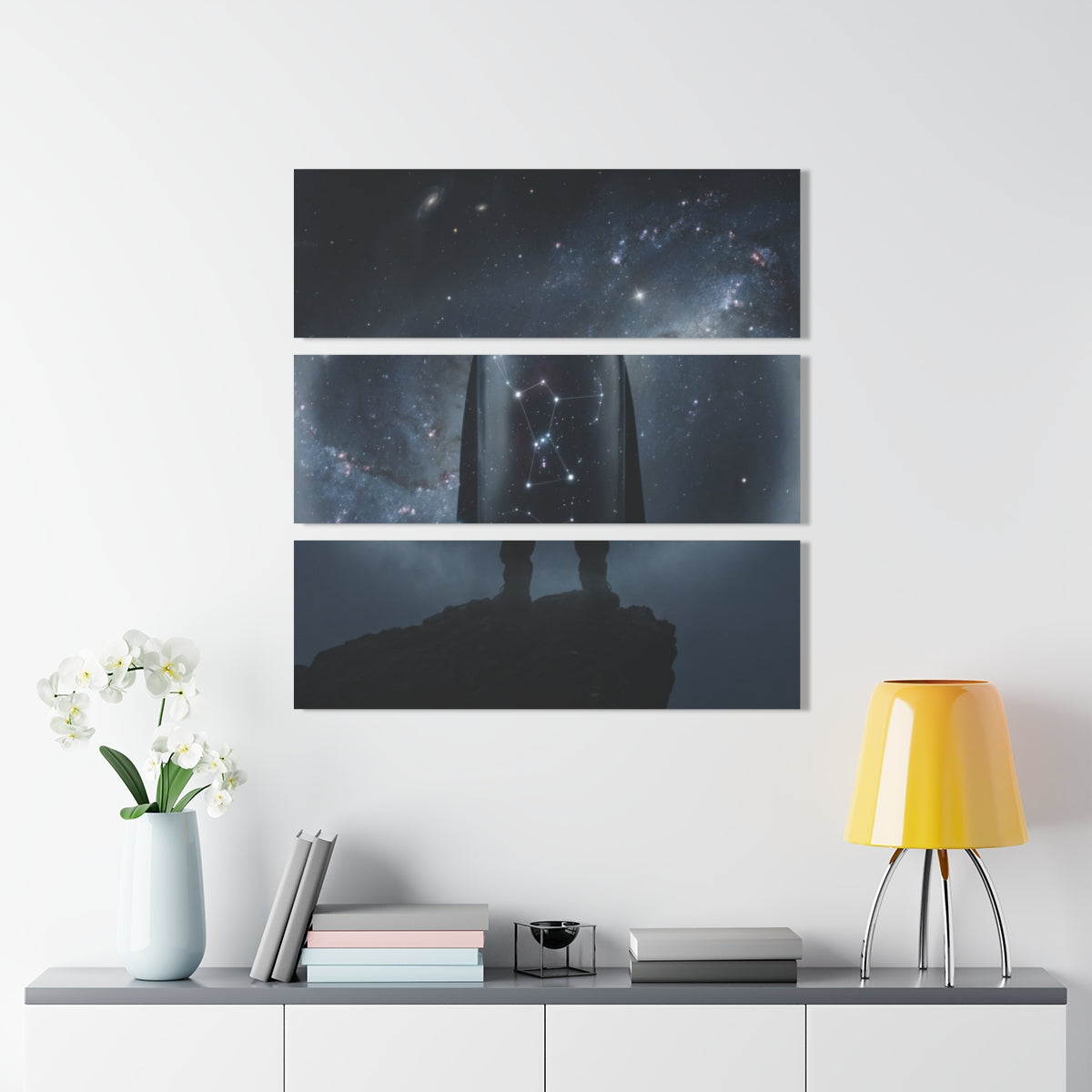 Acrylic Prints - Cosmic Guardian Orion Wall Art — Landscape...