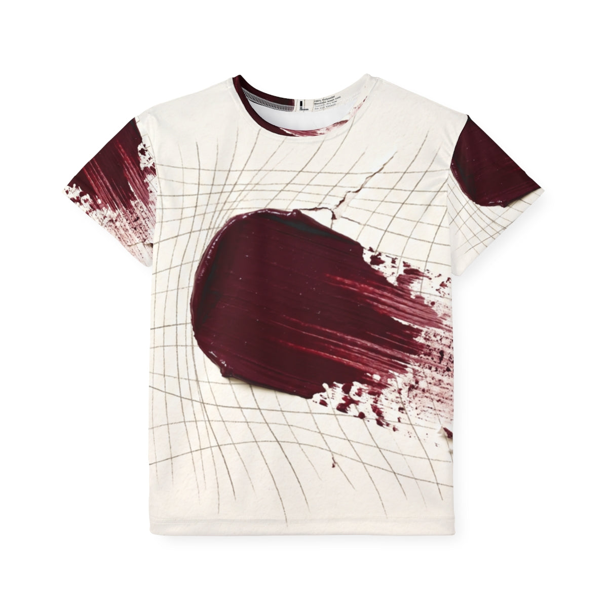 Kids Sports Jersey Crimson Abstract Art