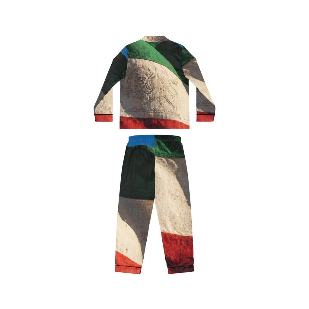 Women's Satin Pajamas - Emblem