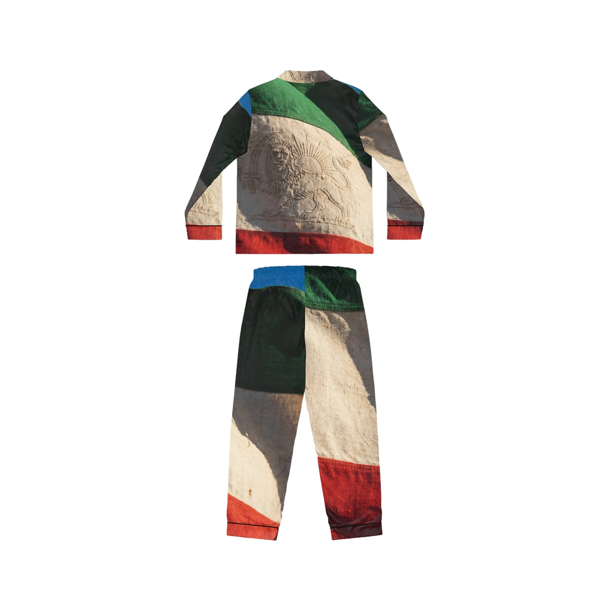 Women's Satin Pajamas - Emblem