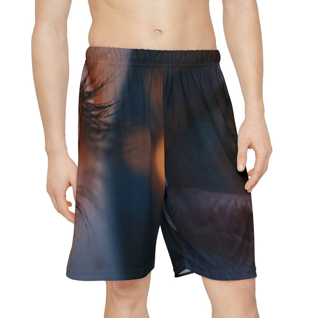 Men's Sports Shorts - Silent Reverie Eye Art | Echovira...