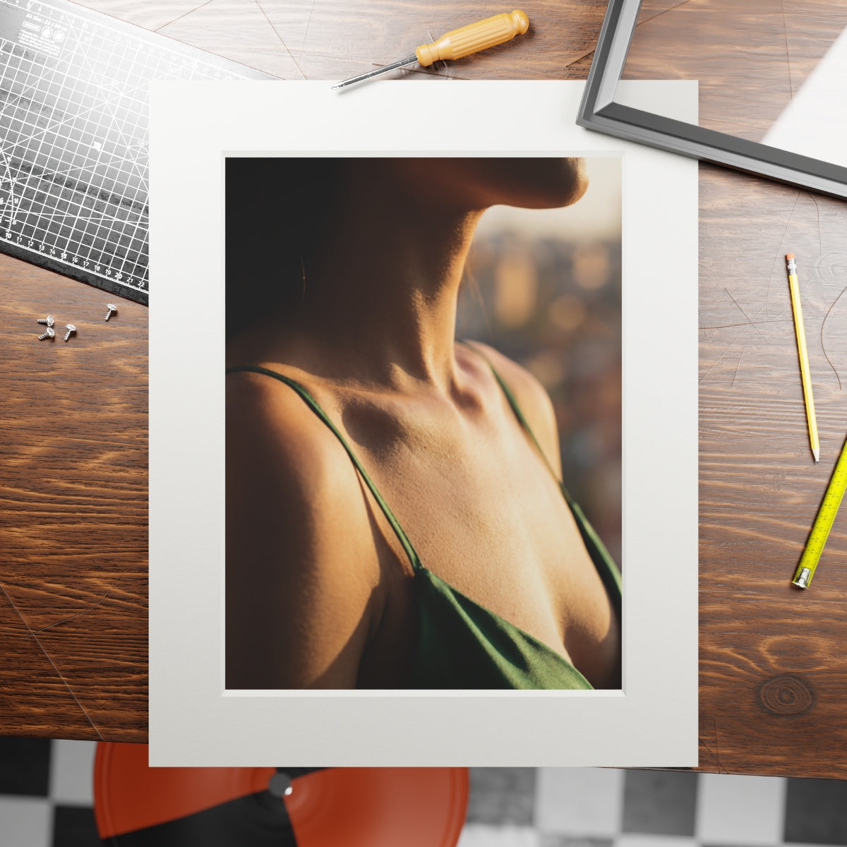 Fine Art Print - Cinematic Emerald Portrait — Portrait