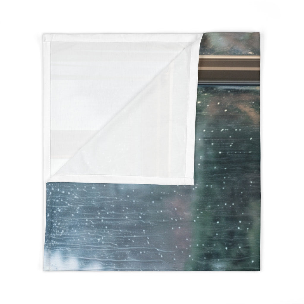 Rainy Window Reading Nook Baby Swaddle Blanket