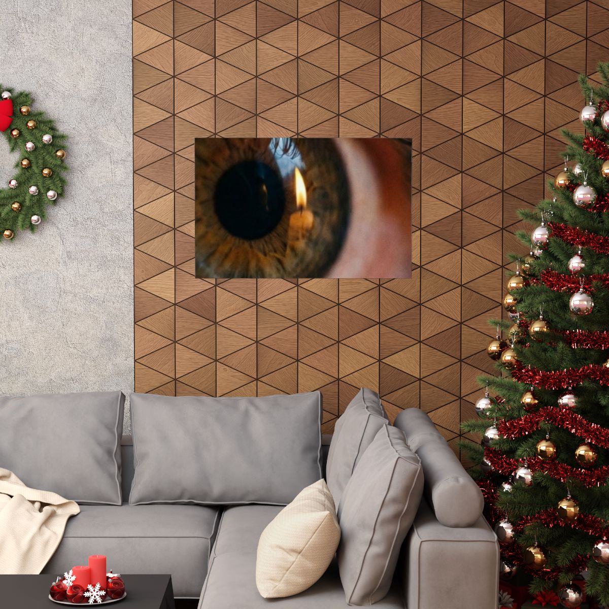 Matte Horizontal Posters - Amber Iris Reflection Fine Art......
