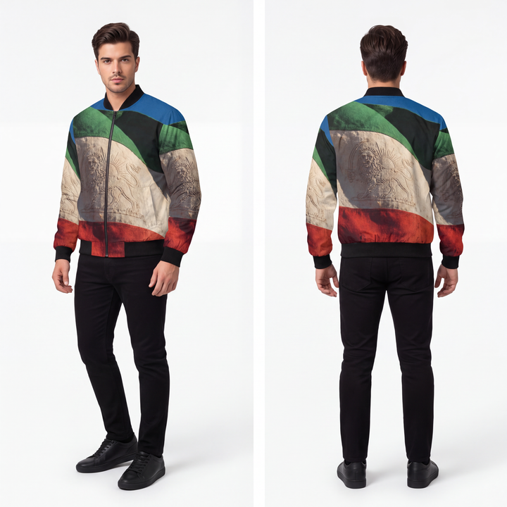 Jaqueta bomber masculina - Renascimento persa