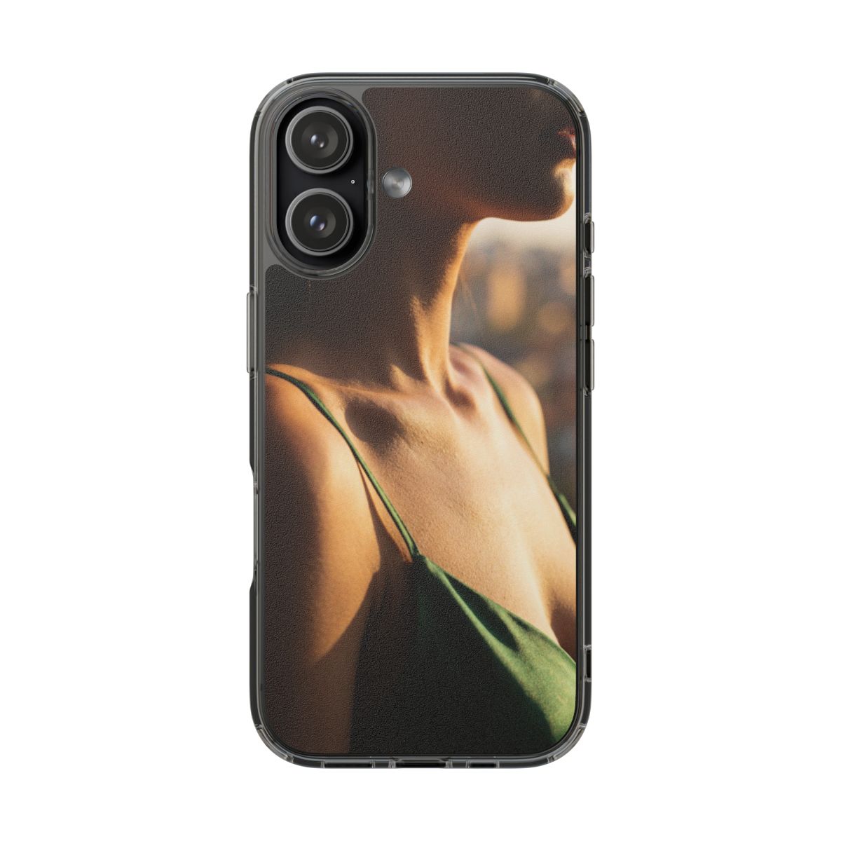 Clear Impact-Resistant Cases - Clear Phone Case - Emerald...