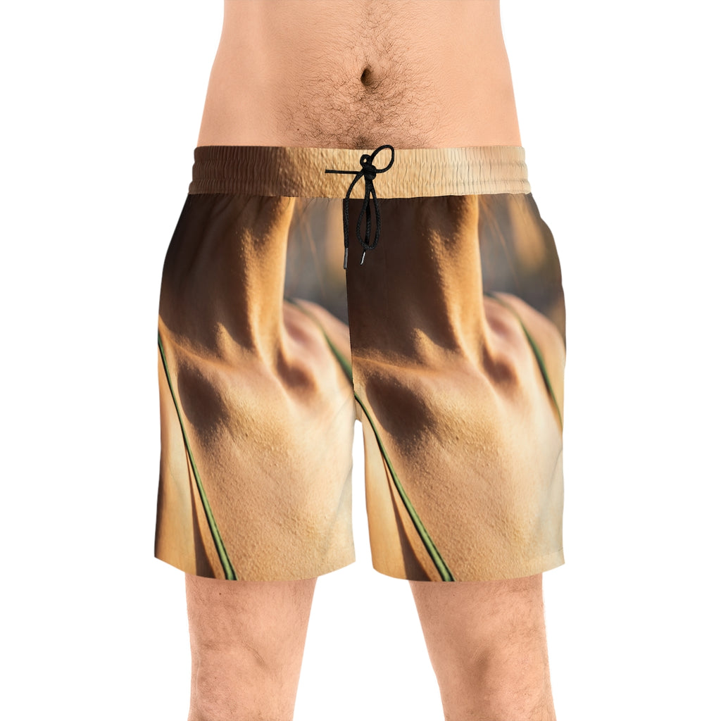 Men's Mid-Length Swim Shorts - Golden Hour Swim Shorts... |...