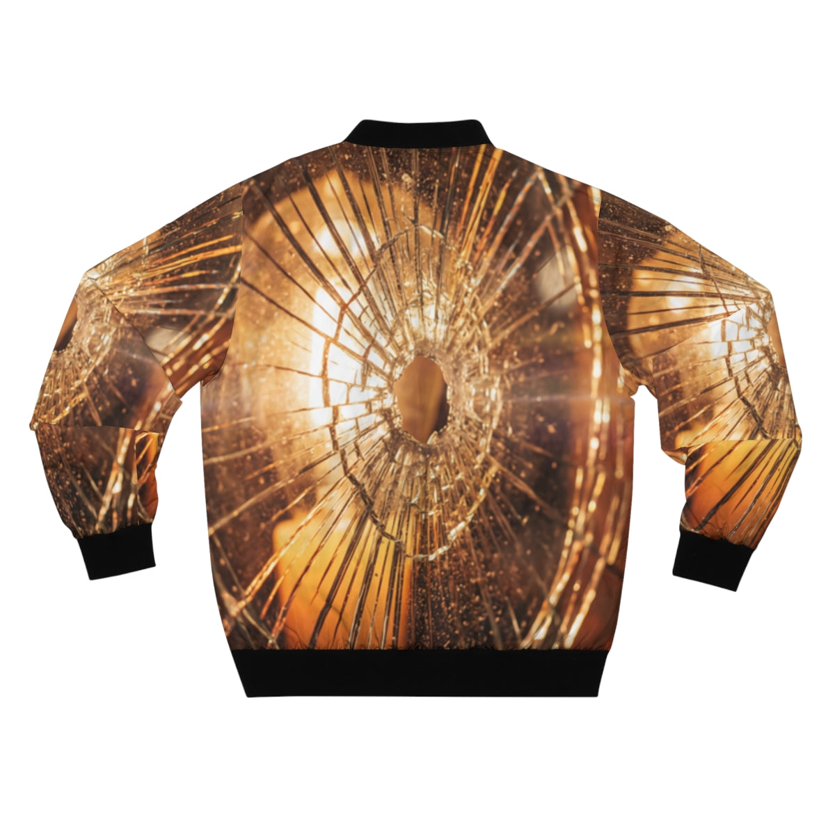 Men's Bomber Jacket - Fractured Luminescence Cinematic Art |...