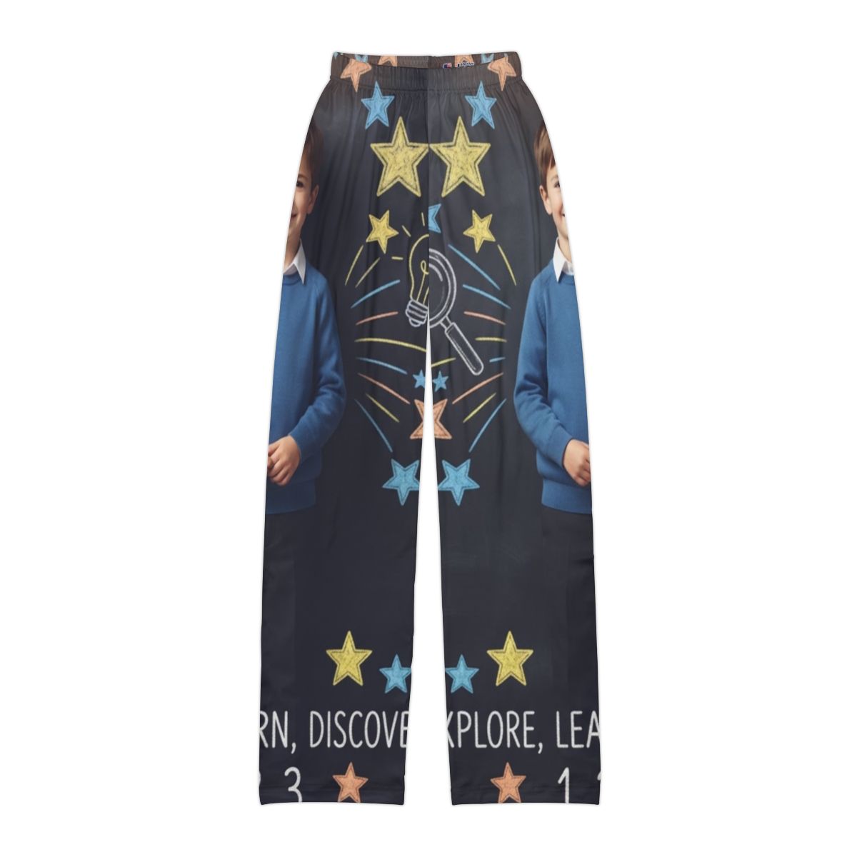 Kids Lounge Pants - Explore Learn Discover Chalkboard Art |...