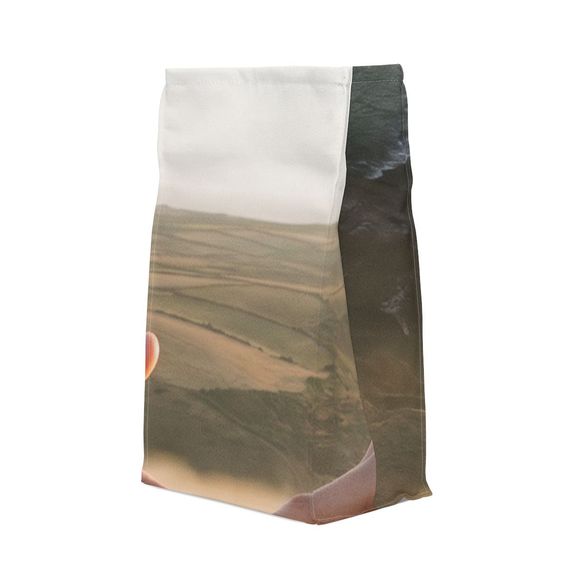 Polyester Lunch Bag - The Infinite Touch | Ethereal Coastal...