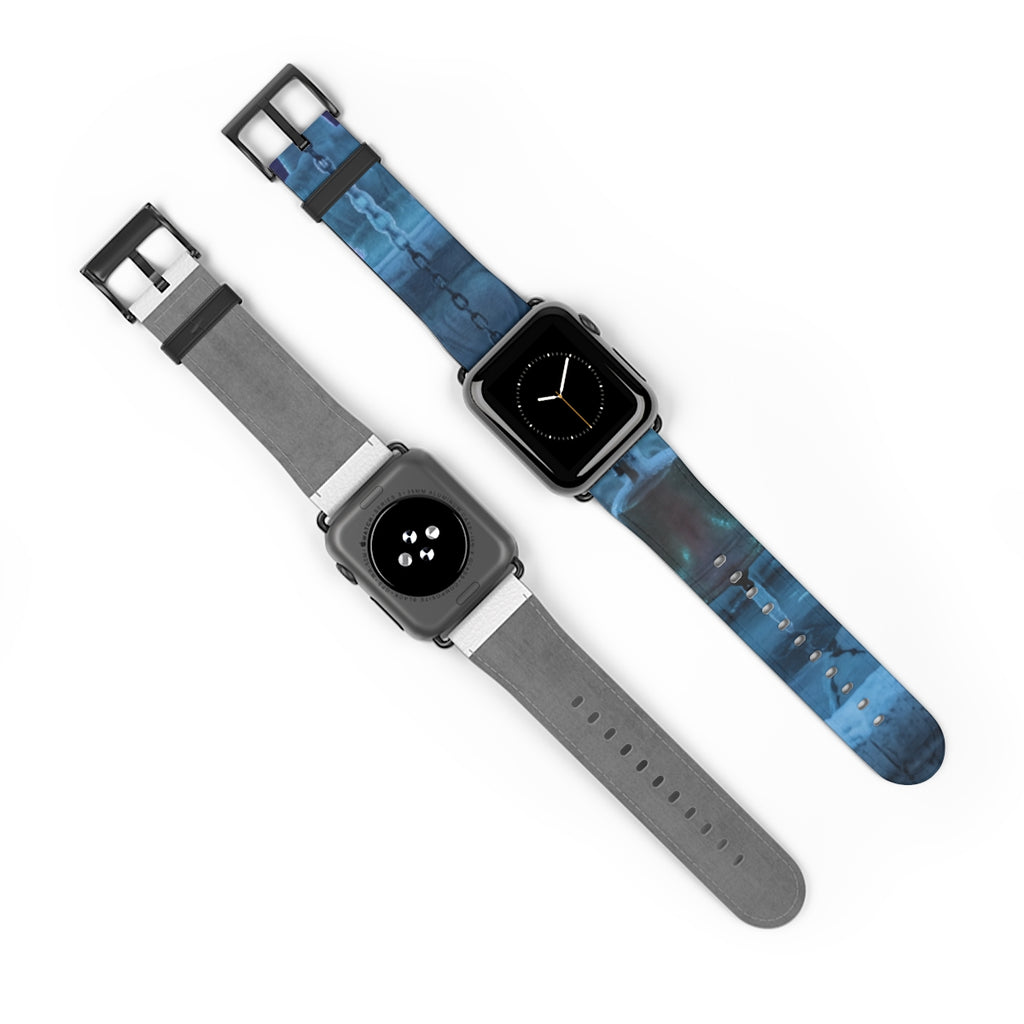 Apple Watch Band - Neon Ice Courtyard | Echovira Gallery