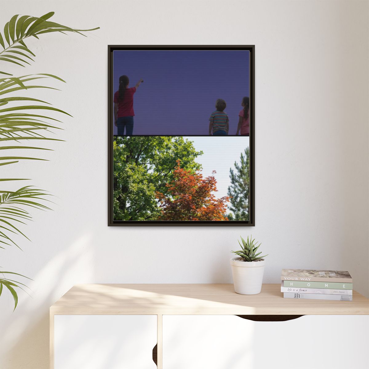 Matte Canvas, Framed - Stardust & Forest Discovery —... |...