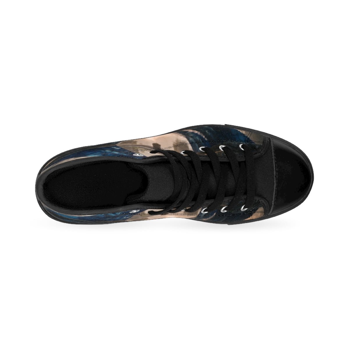 Women's Classic Sneakers with Surreal Arch Art