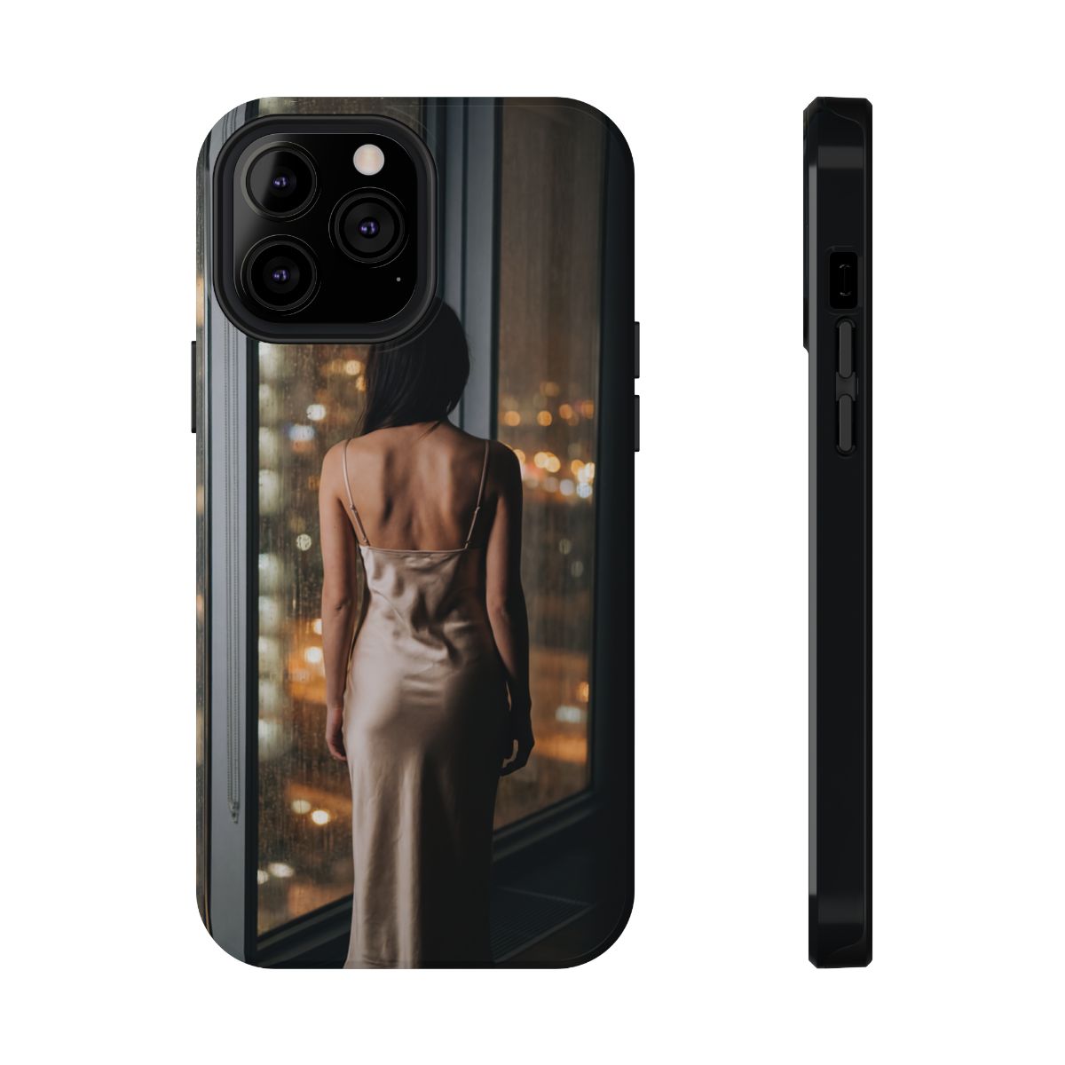 Impact-Resistant Cases - Tough Phone Case - Rainy Windows...— sizes part 1/2