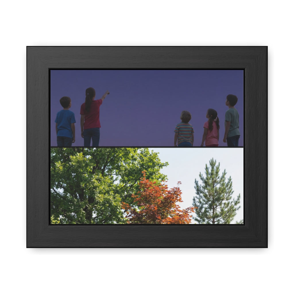 Framed Poster - Little Explorer — Landscape