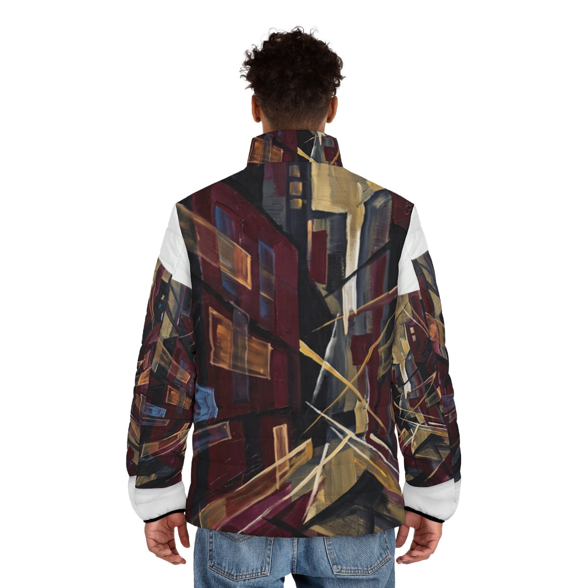 Men's Puffer Jacket - Urban Perspective | Echovira Gallery