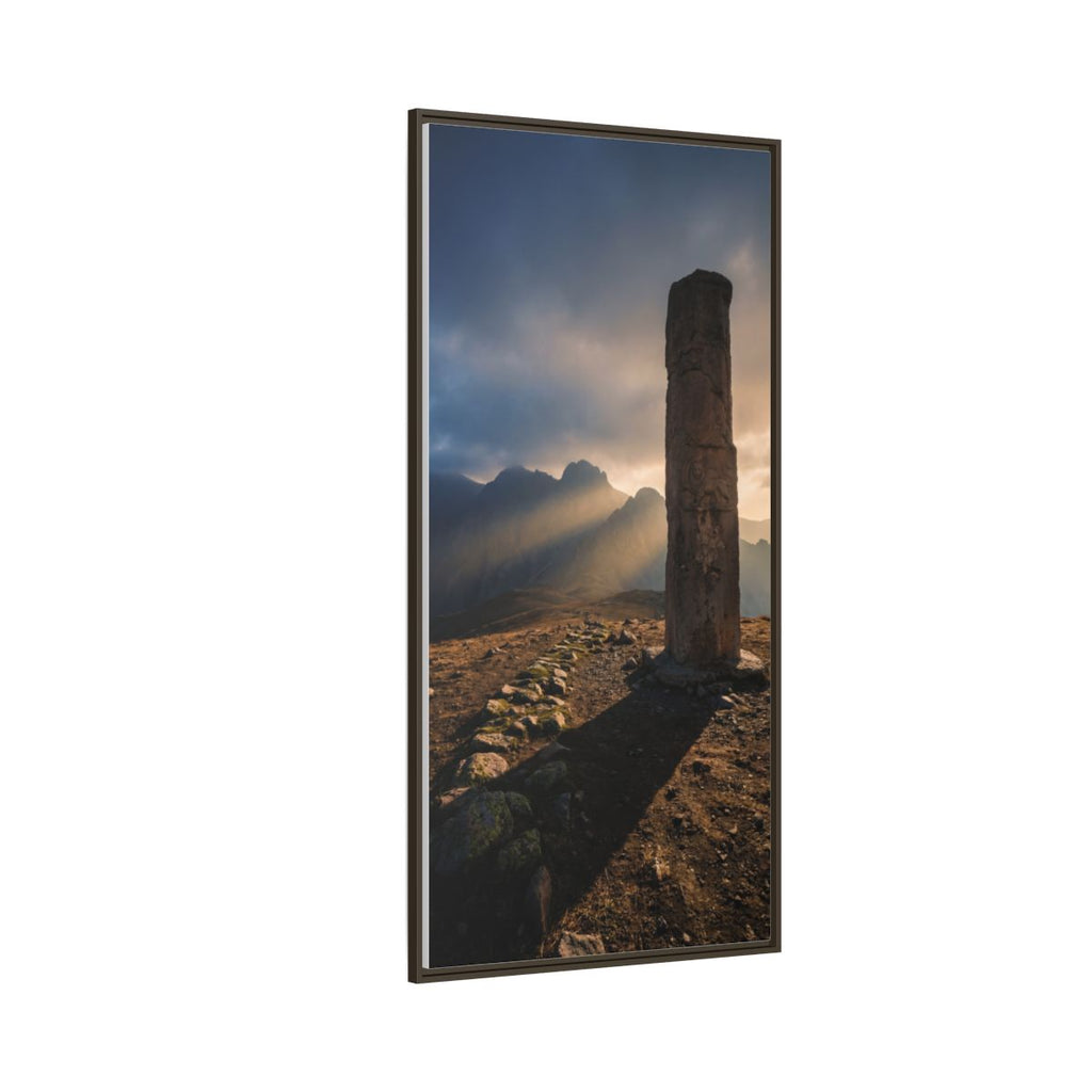 Framed Matte Canvas - Sun Peak