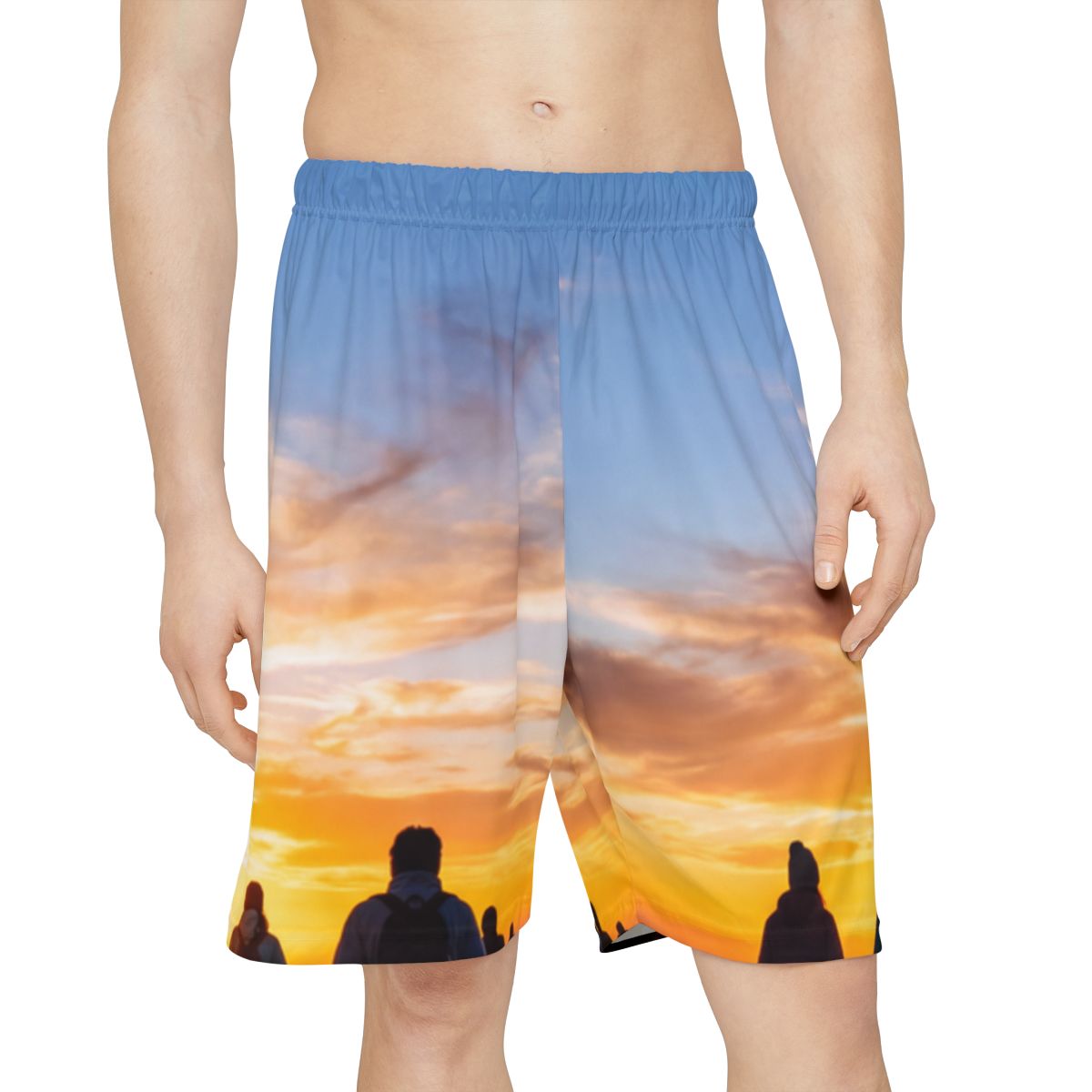 Men's Sports Shorts - Sunset Trek