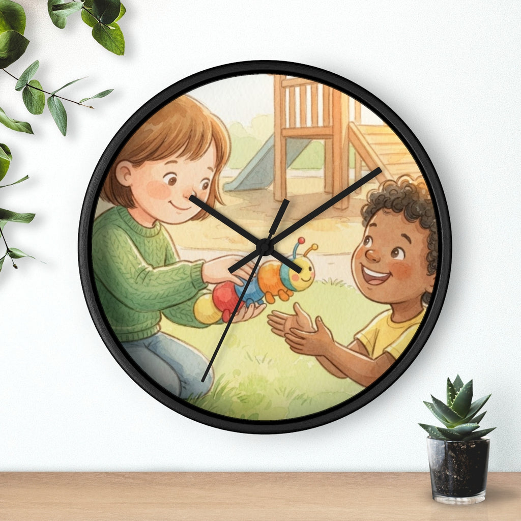 Wall Clock - Playground Pals Timekeeper | Echovira Gallery