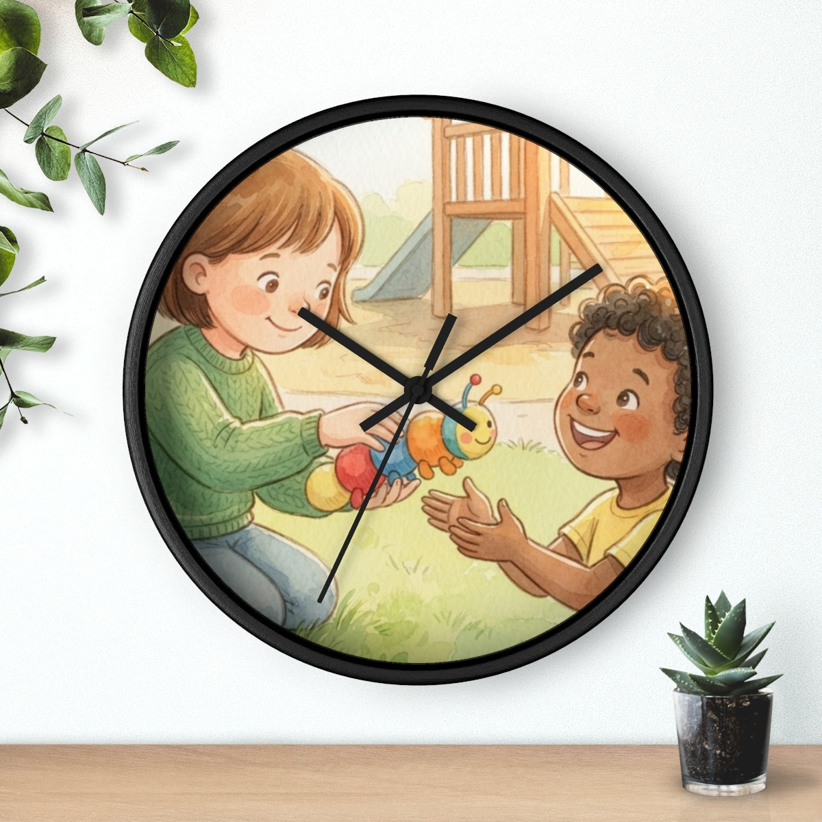 Wall Clock - Playground Pals Timekeeper | Echovira Gallery