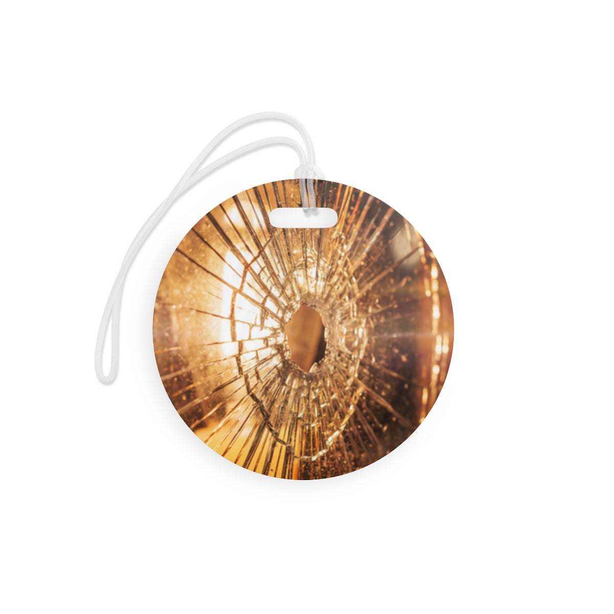Luggage Tags - Golden Fractures (Set) | Echovira Gallery