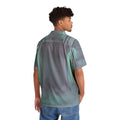Men's Hawaiian Shirt - Liminal Corridor Fog Art Print |...