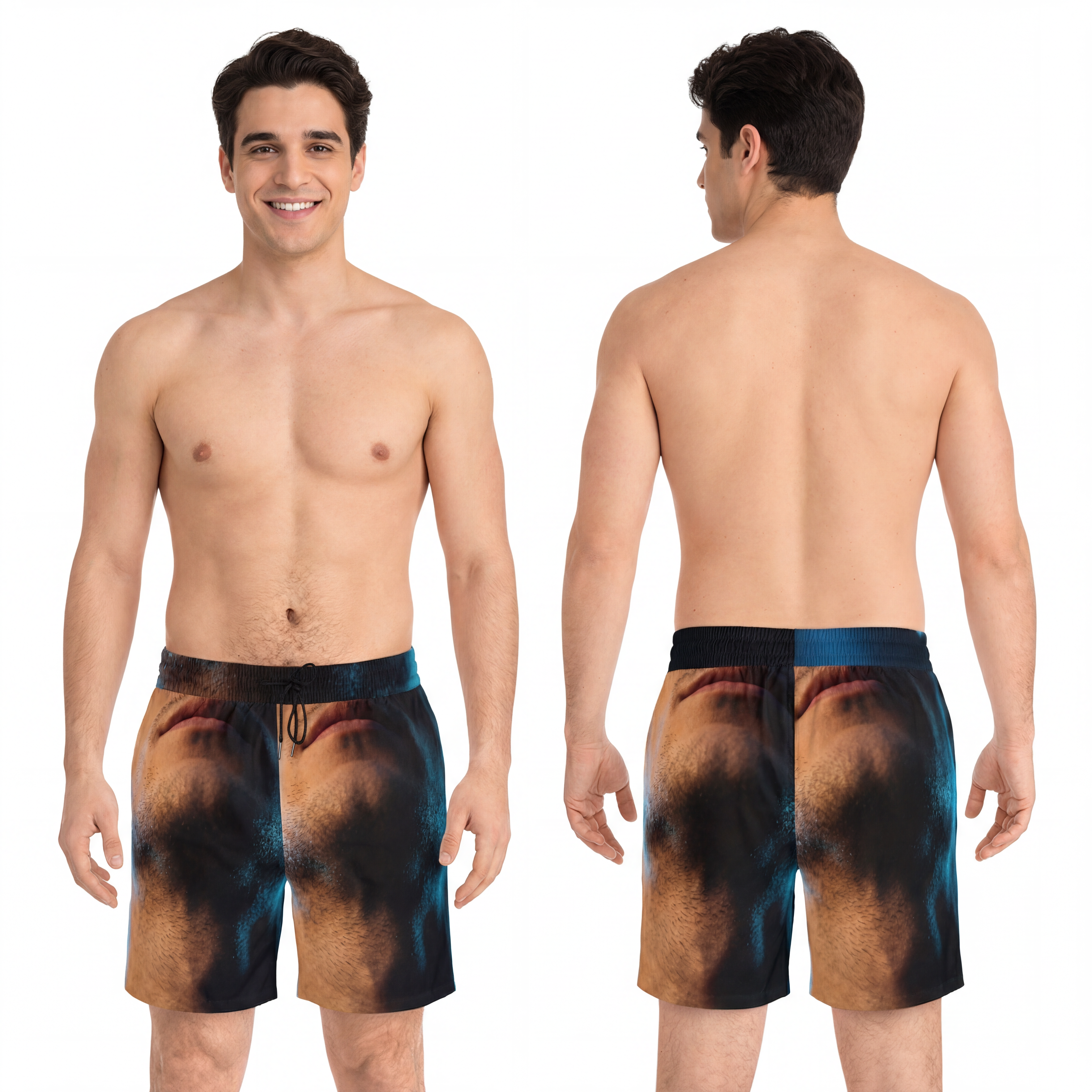 Men's Swim Shorts - Cinematic Night